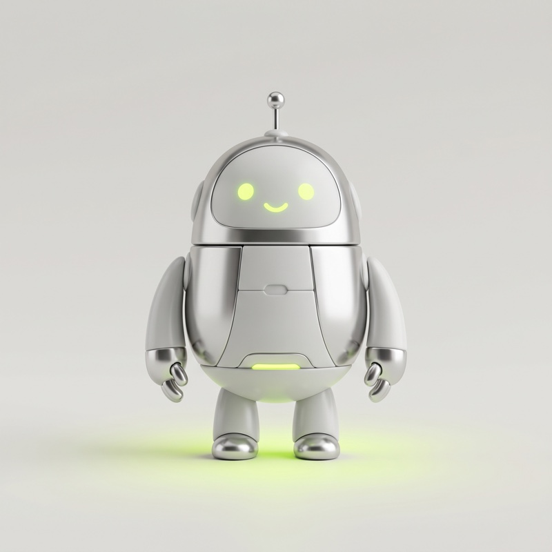 Friendly robot mascot — AI-агенты
