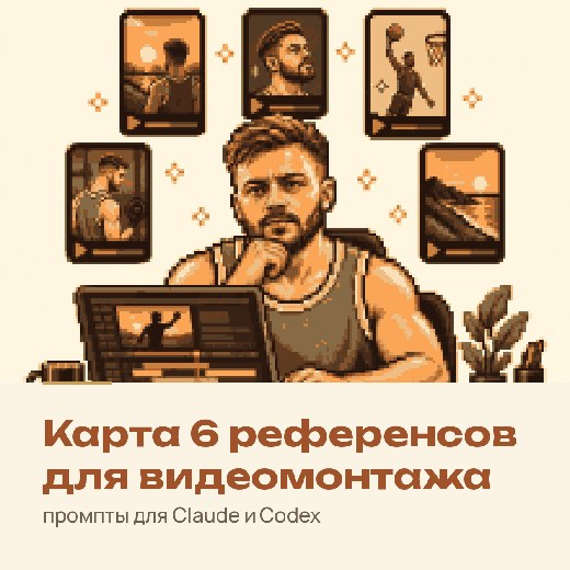Карта 6 референсов для видеомонтажа
